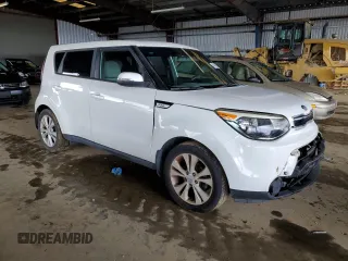 2014 Kia Soul + with VIN KNDJP3A52E7062879, listed as a Copart auction lot 48993625 with 57,892 mi miles and Salvage Title. Bid and sale history available at carsss.com. Image 4.