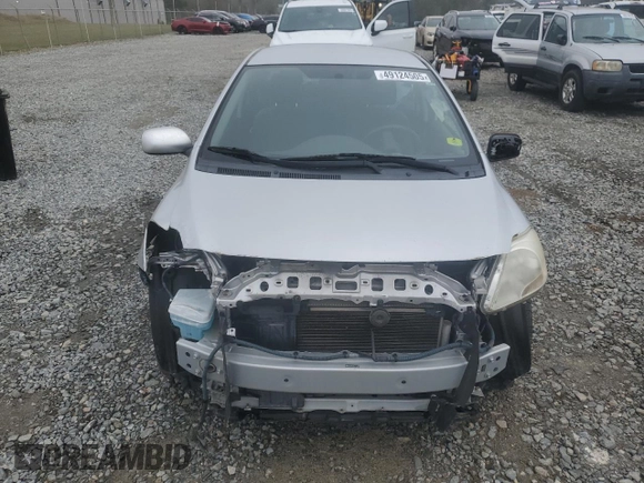 2012 Toyota Yaris with VIN JTDBT4K33CL010538, listed as a Copart auction lot 49124505 with 166,737 mi miles and Salvage Title. Bid and sale history available at DreamBid. Image 5.