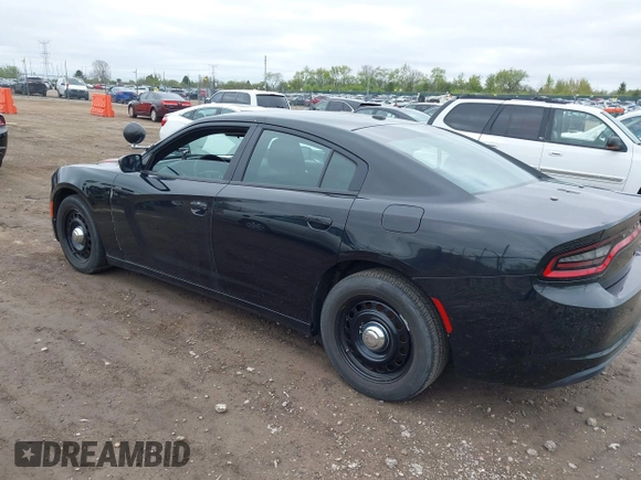 2018 Dodge Charger Police with VIN 2C3CDXKT0JH266217, listed as a IAAI auction lot 42184884 with 121,206 mi miles and . Bid and sale history available at carsss.com. Image 3.