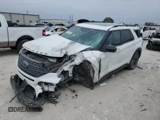 2023 Ford Explorer XLT with VIN 1FMSK7DH0PGA74849, listed as a Copart auction lot 82350204 with 22,213 mi miles and Salvage Title. Bid and sale history available at carsss.com. Image 1.