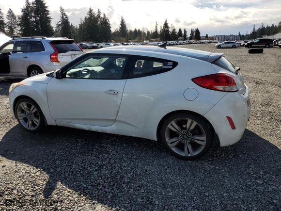 2013 Hyundai Veloster w/Black Int with VIN KMHTC6AD6DU103295, listed as a Copart auction lot 50977565 with 163,653 mi miles and Salvage Title. Bid and sale history available at carsss.com. Image 2.