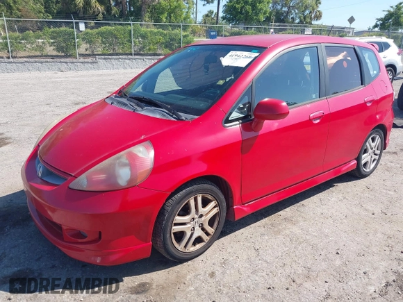 2007 Honda Fit Sport with VIN JHMGD38657S014356, listed as a IAAI auction lot 41942268 with 198,852 mi miles. Bid and sale history available at carsss.com. Image 18.