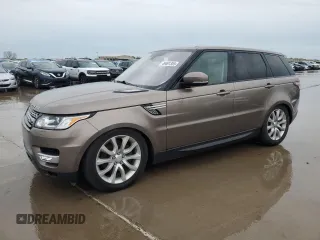 2016 Land Rover Range Rover Sport V6 HSE with VIN SALWR2VFXGA568794, listed as a Copart auction lot 49491355 with 106,383 mi miles and Clean Title. Bid and sale history available at carsss.com. Image 1.