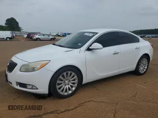2013 Buick Regal Turbo Premium 1 with VIN 2G4GS5EV3D9219052, listed as a Copart auction lot 51825835 with 97,554 mi miles and Clean Title. Bid and sale history available at carsss.com. Image 1.