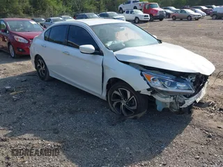 2016 Honda Accord Sedan LX with VIN 1HGCR2F38GA079682, listed as a IAAI auction lot 41883779 with 192,508 mi miles. Bid and sale history available at carsss.com. Image 1.