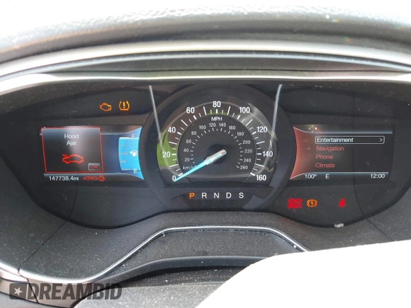 2016 Ford Fusion SE with VIN 3FA6P0HD8GR162875, listed as a IAAI auction lot 42434422 with 200,000 mi miles and . Bid and sale history available at DreamBid. Image 7.