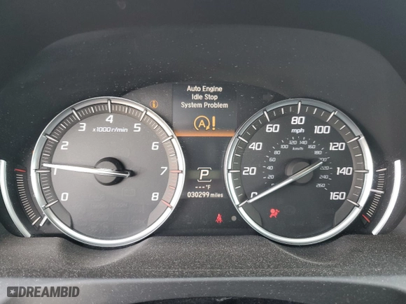 2018 Acura TLX w/Advance Pkg with VIN 19UUB3F7XJA006760, listed as a Copart auction lot 43047455 with 30,299 mi miles and Salvage Title. Bid and sale history available at carsss.com. Image 9.