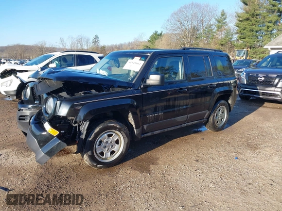 2016 Jeep Patriot Sport with VIN 1C4NJPBAXGD699514, listed as a IAAI auction lot 41945662 with 100,111 mi miles. Bid and sale history available at carsss.com. Image 20.