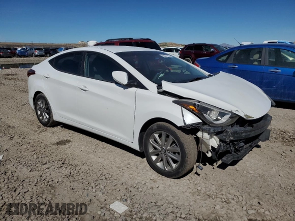 2016 Hyundai Elantra SE with VIN 5NPDH4AE9GH769900, listed as a Copart auction lot 50271295 with 107,629 mi miles and Salvage title. Bid and sale history available at DreamBid. Image 4.