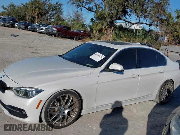 2017 BMW 3 Series 340i with VIN WBA8B3G37HNU36385, listed as a IAAI auction lot 40988676 with 41,492 mi miles and . Bid and sale history available at carsss.com. Image 15.