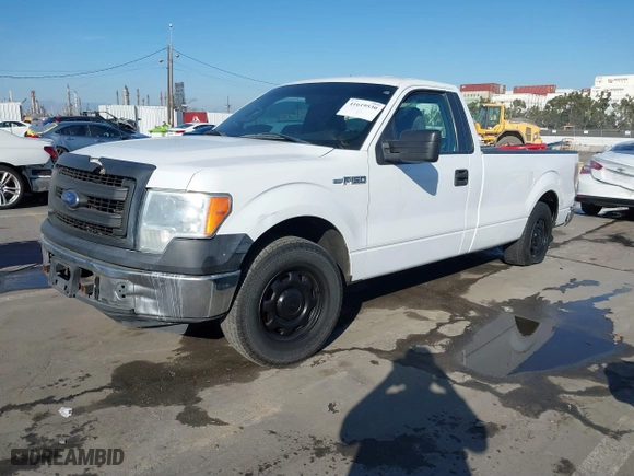 2014 Ford F-150 XL with VIN 1FTMF1CMXEKF54968, listed as a IAAI auction lot 41619530 with 1 mi miles. Bid and sale history available at carsss.com. Image 16.