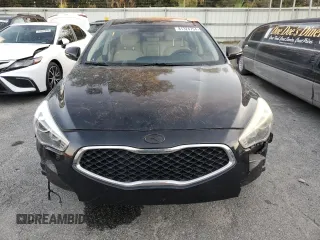 2014 Kia Cadenza Premium with VIN KNALN4D70E5120367, listed as a Copart auction lot 81324754 with 137,508 mi miles and Salvage Title. Bid and sale history available at carsss.com. Image 5.