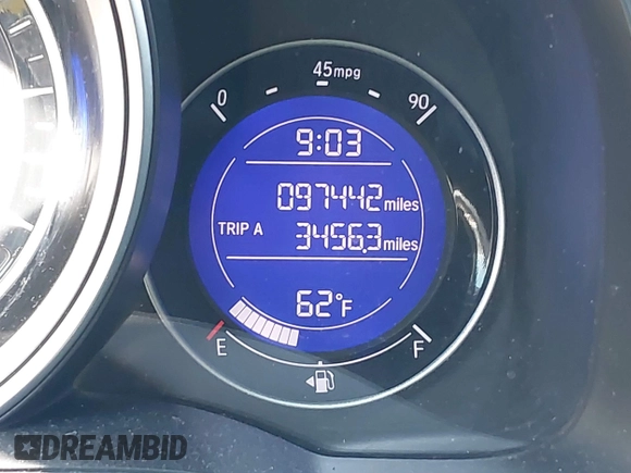 2017 Honda Fit LX with VIN JHMGK5H57HS007726, listed as a IAAI auction lot 41834608 with 97,442 mi miles. Bid and sale history available at carsss.com. Image 15.