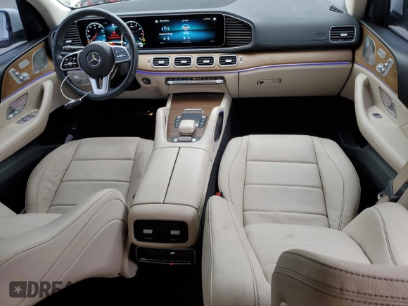 2021 Mercedes-Benz GLS with VIN 4JGFF5KE2MA407859, listed as a Copart auction lot 55323765 with 49,045 mi miles and Salvage Title. Bid and sale history available at carsss.com. Image 8.