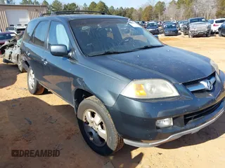 2005 Acura MDX with VIN 2HNYD18205H531571, listed as a IAAI auction lot 41405975 with 127,354 mi miles. Bid and sale history available at carsss.com. Image 1.