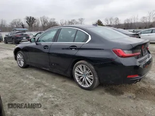 2024 BMW 3 Series 330e with VIN 3MW39FF08R8E11417, listed as a Copart auction lot 46276195 with 32,032 mi miles and Non Repairable. Bid and sale history available at carsss.com. Image 2.