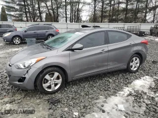 2013 Hyundai Elantra GLS with VIN 5NPDH4AE9DH161404, listed as a Copart auction lot 44457685 with 114,889 mi miles and Salvage Title. Bid and sale history available at carsss.com. Image 1.