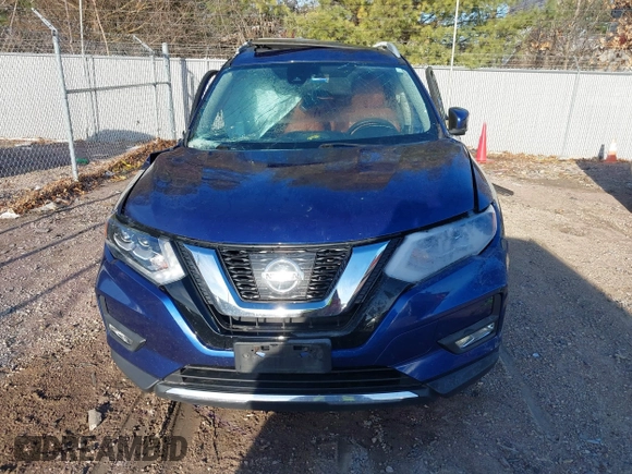 2017 Nissan Rogue SV with VIN 5N1AT2MV5HC858874, listed as a IAAI auction lot 41860634 with Not Provided miles. Bid and sale history available at carsss.com. Image 12.