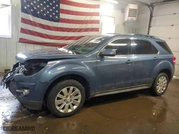 2011 Chevrolet Equinox LT w/2LT with VIN 2CNFLNE55B6349440, listed as a Copart auction lot 45690965 with 112,112 mi miles and Salvage Title. Bid and sale history available at carsss.com. Image 1.