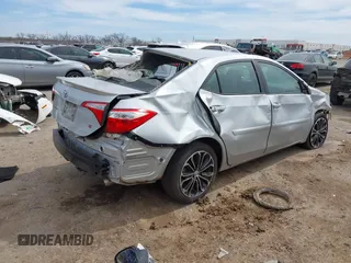 2016 Toyota Corolla L with VIN 5YFBURHE2GP465431, listed as a IAAI auction lot 41780567 with 190,566 mi miles and . Bid and sale history available at DreamBid. Image 4.