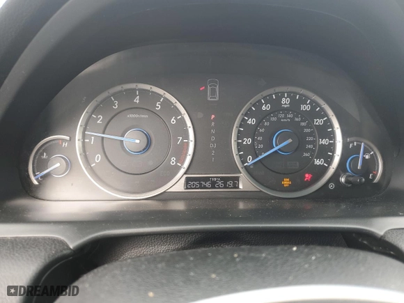 2013 Honda Crosstour EX with VIN 5J6TF3H36DL005570, listed as a Copart auction lot 71738644 with 205,746 mi miles and Salvage Title. Bid and sale history available at carsss.com. Image 9.