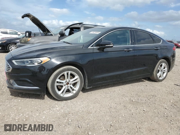 2018 Ford Fusion SE z VIN 3FA6P0HD8JR217719, wystawiony jako Copart lot #53429555 z przebiegiem 108 953 mil mil oraz Szkoda całkowita • Salvage title. Historia ofert i sprzedaży dostępna na DreamBid. Obrazek 1.