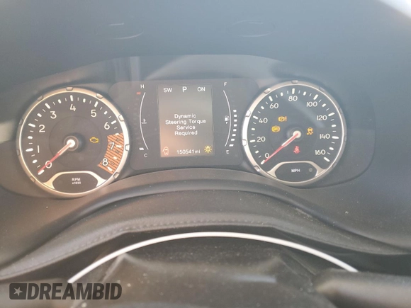 2020 Jeep Renegade Sport with VIN ZACNJAAB2LPL66157, listed as a Copart auction lot 87719715 with 150,541 mi miles and Salvage Title. Bid and sale history available at DreamBid. Image 9.