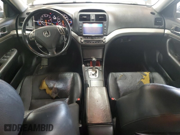 2005 Acura TSX with VIN JH4CL96925C015294, listed as a Copart auction lot 46706735 with 162,900 mi miles and Salvage Title. Bid and sale history available at carsss.com. Image 8.