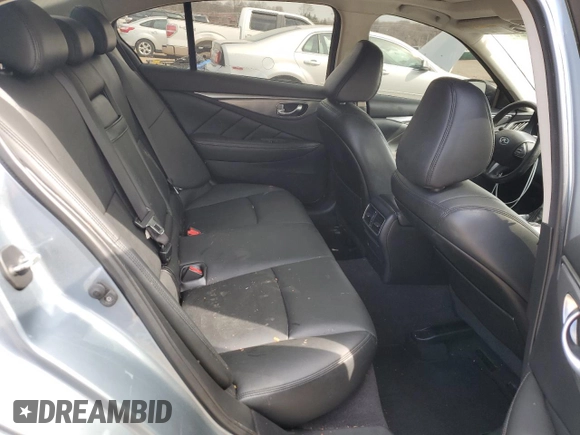 2016 Infiniti Q50 Premium with VIN JN1CV7AR7GM251091, listed as a Copart auction lot 49963495 with 77,833 mi miles and Salvage Title. Bid and sale history available at DreamBid. Image 10.