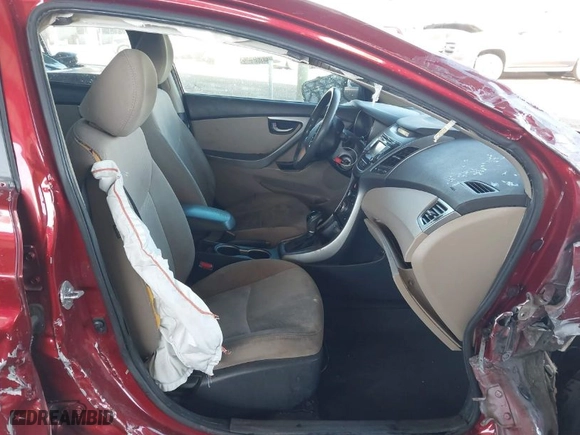 2014 Hyundai Elantra Limited with VIN 5NPDH4AE4EH532678, listed as a IAAI auction lot 41633750 with 180,683 mi miles. Bid and sale history available at carsss.com. Image 5.