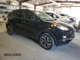2020 Kia Sportage EX with VIN KNDPNCAC7L7631897, listed as a Copart auction lot 55474655 with 114,403 mi miles and Salvage title. Bid and sale history available at DreamBid. Image 4.
