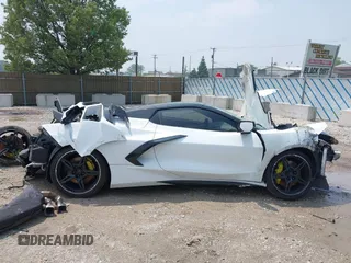 2022 Chevrolet Corvette 2LT with VIN 1G1YB3D43N5104612, listed as a IAAI auction lot 42306281 with Not provided miles and . Bid and sale history available at DreamBid. Image 13.