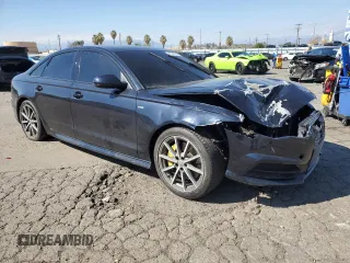 2017 Audi A6 Premium Plus with VIN WAUD8AFC1HN130754, listed as a Copart auction lot 43744333 with 91,889 mi miles. Bid and sale history available at carsss.com. Image 4.