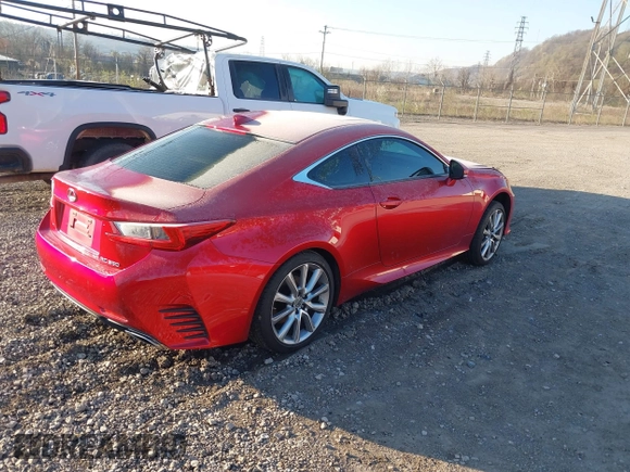 2015 Lexus RC 350 F Sport with VIN JTHSE5BC8F5001731, listed as a IAAI auction lot 41894264 with 66,984 mi miles and . Bid and sale history available at DreamBid. Image 4.