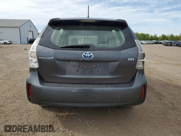 2012 Toyota Prius Two with VIN JTDZN3EU4C3076474, listed as a Copart auction lot 56713595 with 102,692 mi miles and Clean Title. Bid and sale history available at DreamBid. Image 6.