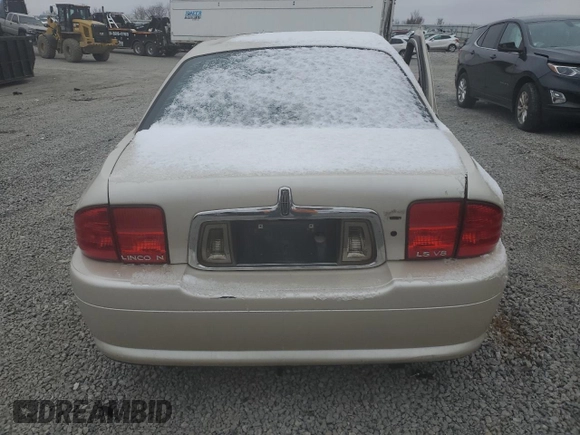 2002 Lincoln LS w/Base Pkg with VIN 1LNHM87A52Y632755, listed as a Copart auction lot 44751965 with Not Provided miles and Salvage Title. Bid and sale history available at carsss.com. Image 6.