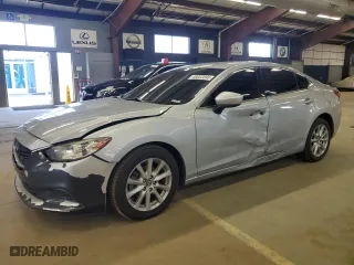 2017 Mazda Mazda6 Sport with VIN JM1GL1U57H1150789, listed as a Copart auction lot 48002695 with 125,889 mi miles and Salvage Title. Bid and sale history available at carsss.com. Image 1.