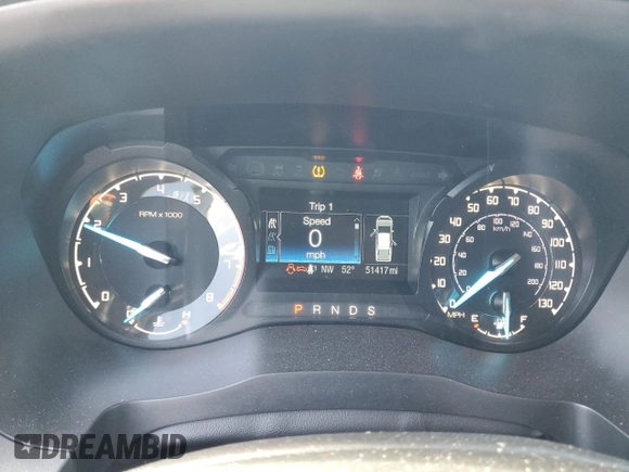 2023 Ford Ranger XL with VIN 1FTER4FH9PLE12457, listed as a Copart auction lot 52674865 with 51,417 mi miles and Salvage title. Bid and sale history available at DreamBid. Image 9.