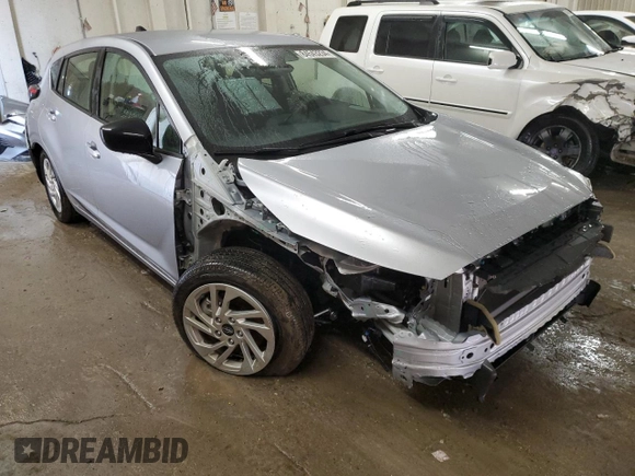 2024 Subaru Impreza with VIN JF1GUABC4R8394784, listed as a Copart auction lot 84543234 with 5,191 mi miles and Salvage Title. Bid and sale history available at carsss.com. Image 4.