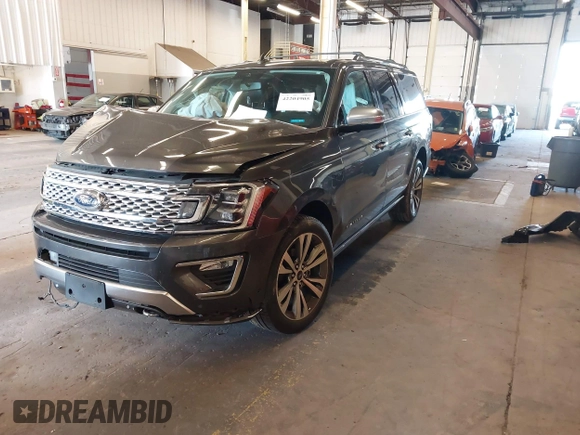 2020 Ford Expedition Max Platinum with VIN 1FMJK1MT1LEA64253, listed as a IAAI auction lot 42204905 with 66,750 mi miles and . Bid and sale history available at DreamBid. Image 18.