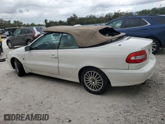 2004 Volvo C70 with VIN YV1NC62D34J045007, listed as a Copart auction lot 77602894 with 121,123 mi miles and Salvage Title. Bid and sale history available at carsss.com. Image 2.