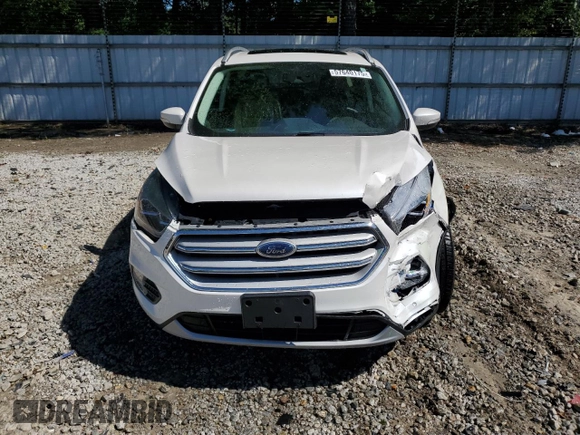 2019 Ford Escape Titanium with VIN 1FMCU9J97KUA21390, listed as a Copart auction lot 57640175 with 51,254 mi miles and Salvage title. Bid and sale history available at DreamBid. Image 5.