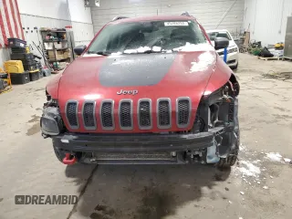 2017 Jeep Cherokee Trailhawk L Plus with VIN 1C4PJMBS5HD224239, listed as a Copart auction lot 45288285 with 106,553 mi miles and Salvage Title. Bid and sale history available at carsss.com. Image 5.