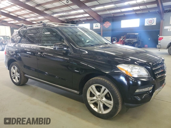 2012 Mercedes-Benz M ML 350 with VIN 4JGDA5HB5CA024077, listed as a Copart auction lot 55298135 with 188,957 mi miles and Clean Title. Bid and sale history available at carsss.com. Image 4.
