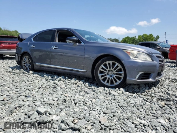 2013 Lexus LS 460 with VIN JTHBL5EF9D5113902, listed as a Copart auction lot 58020065 with 234,478 mi miles and Salvage title. Bid and sale history available at DreamBid. Image 4.