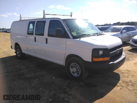 2017 Chevrolet Express Cargo Van with VIN 1GCWGBFG9H1138096, listed as a Copart auction lot 51268905 with 186,298 mi miles and Clean Title. Bid and sale history available at carsss.com. Image 4.