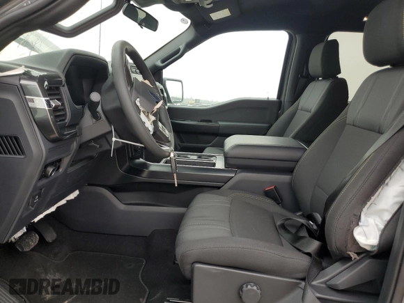 2024 Ford F-150 STX with VIN 1FTEW2KP8RKE37496, listed as a Copart auction lot 88336225 with 1,780 mi miles and Salvage Title. Bid and sale history available at carsss.com. Image 9.