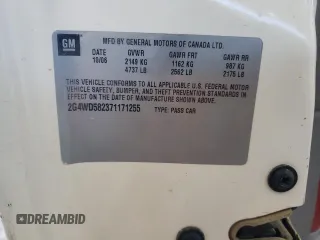 2007 Buick LaCrosse CXL with VIN 2G4WD582371171255, listed as a Copart auction lot 49828895 with 89,758 mi miles and Salvage Title. Bid and sale history available at carsss.com. Image 12.