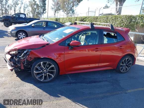 2020 Toyota Corolla Hatchback XSE with VIN JTNC4RBE5L3073569, listed as a IAAI auction lot 41347024 with 52,458 mi miles. Bid and sale history available at carsss.com. Image 13.