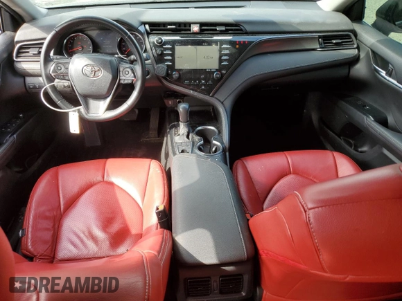 2020 Toyota Camry XSE with VIN 4T1K61AK2LU972205, listed as a Copart auction lot 55792685 with 106,696 mi miles and Salvage Title. Bid and sale history available at DreamBid. Image 8.